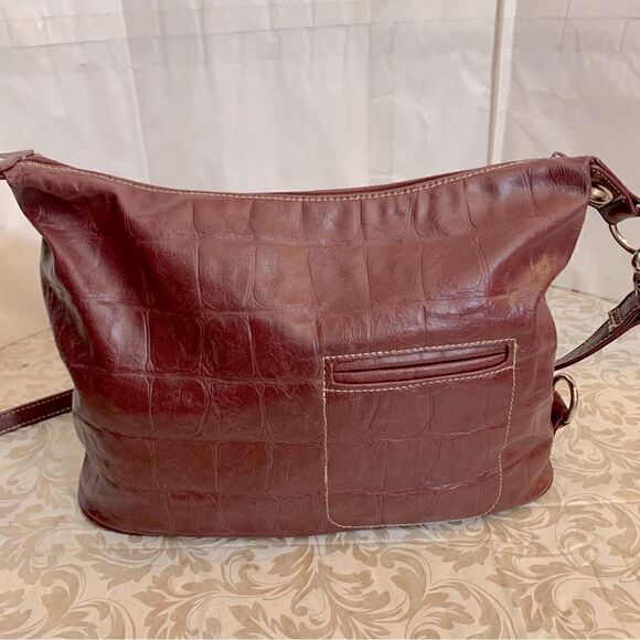 Multisac Crossbody Large Handbag Many Compartments Vegan Leather NWOT Gorgeous - Picture 7 of 10